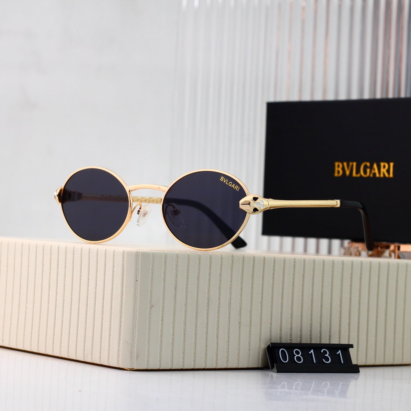 New Full Frame Round Metal Sunglasses