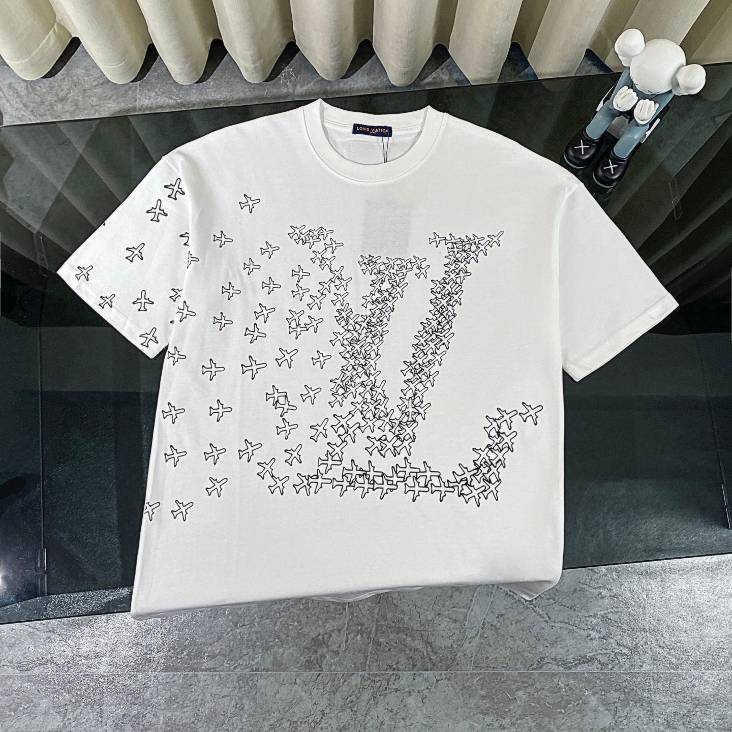 New small plane printing t-shirt