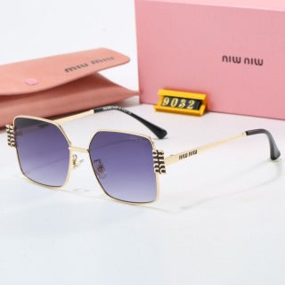 7-color metal new sunglasses 9032