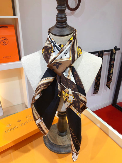 LET'S GO Collection Square Scarf