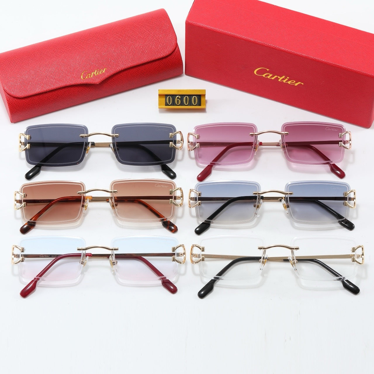 6 colors fashion sunglasses 0600