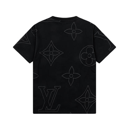 Covered in printed cotton T-shirt
