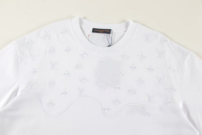 New embroidery splicing t-shirt