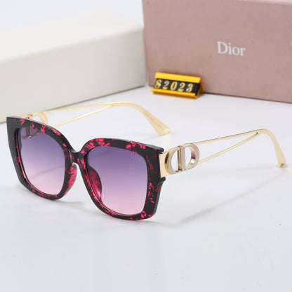 6 colors new style metal temple hot sunglasses 82023