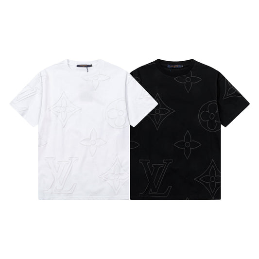 Covered in printed cotton T-shirt