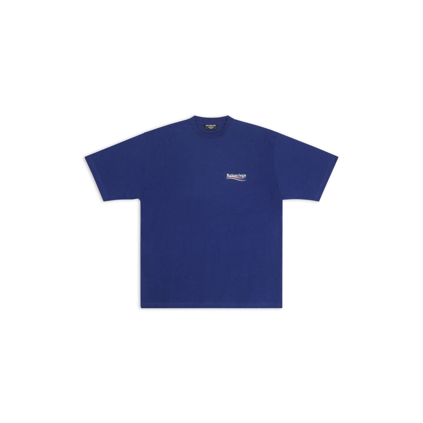 Classic round collar cotton embroidery t-shirt
