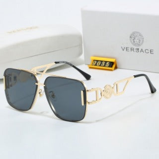 Hot sale metal full frame square sunglasses 9035