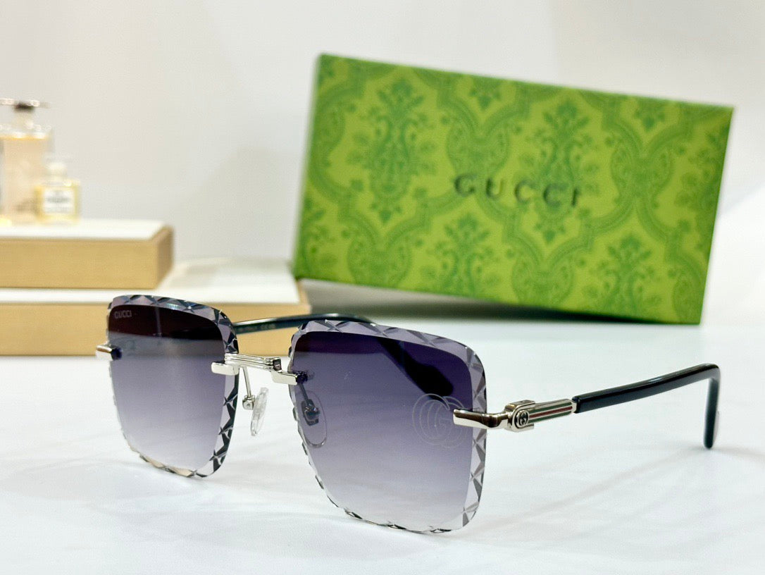 New rimless cut lens sunglasses