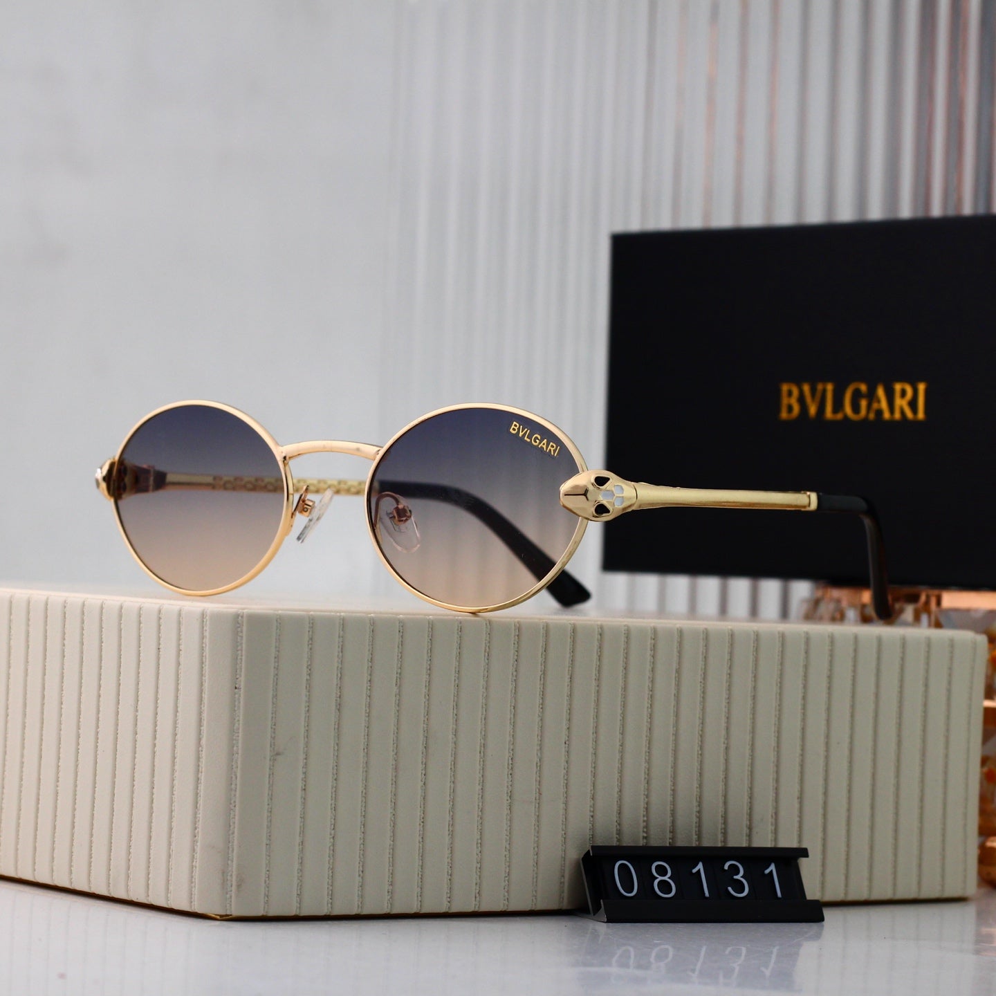 New Full Frame Round Metal Sunglasses