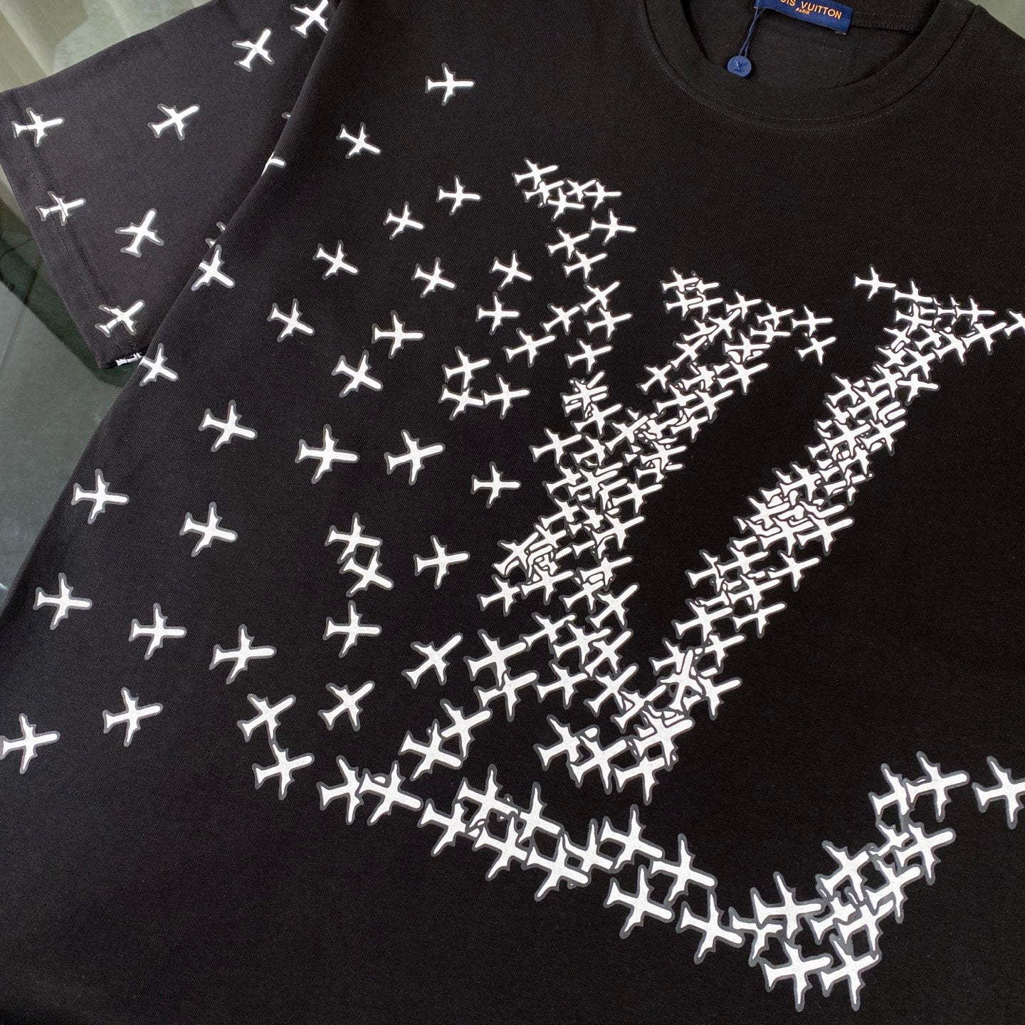 New small plane printing t-shirt