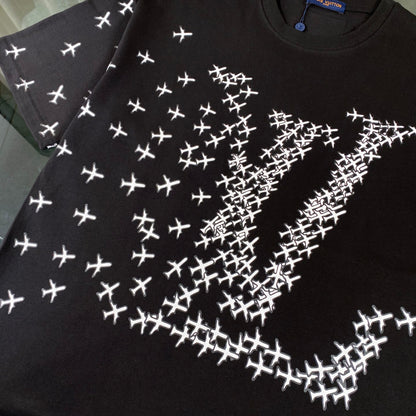 New small plane printing t-shirt