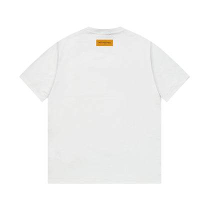 Colorful handmade graffiti t-shirt