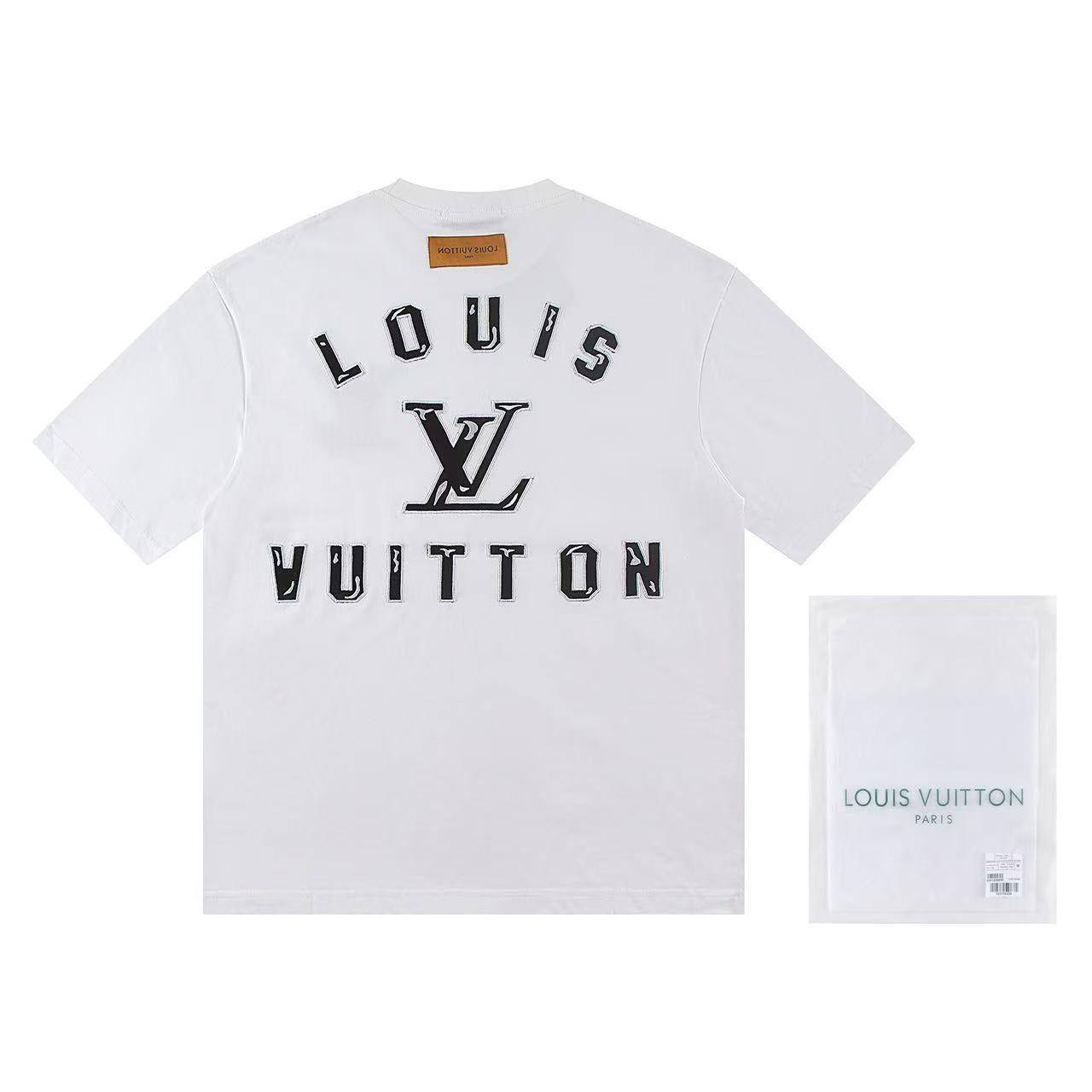 High quality patch embroidery t-shirt