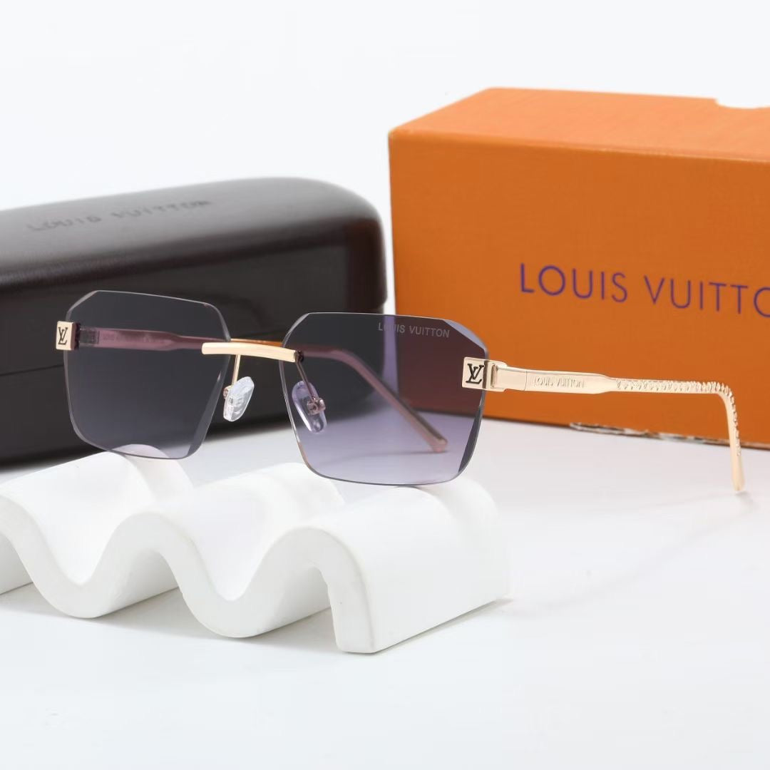 7 colors frameless new metal sunglasses