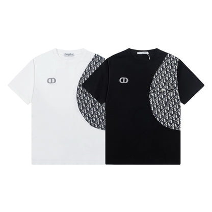 New embroidery splicing t-shirt