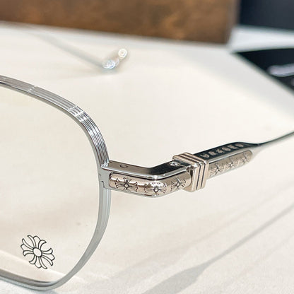 New transparent metal sunglasses