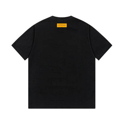 Colorful handmade graffiti t-shirt