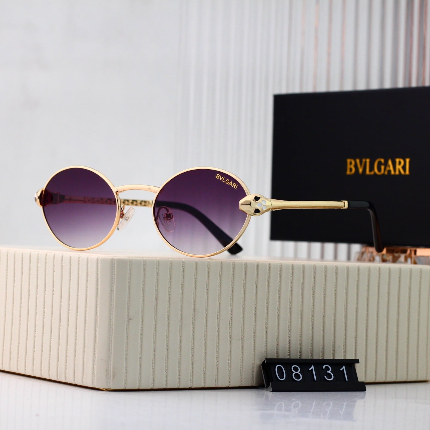 New Full Frame Round Metal Sunglasses