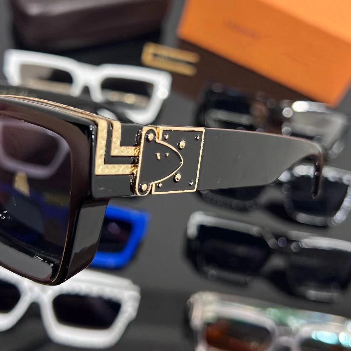 New Millionaire Series Sunglasses Retro Internet Celebrity Fashion Sunglasses Square Frame UV Sunglasses