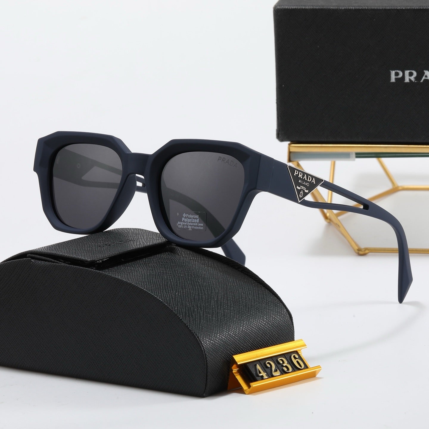 5-color irregular lenses, many people like and popular sunglasses 4236