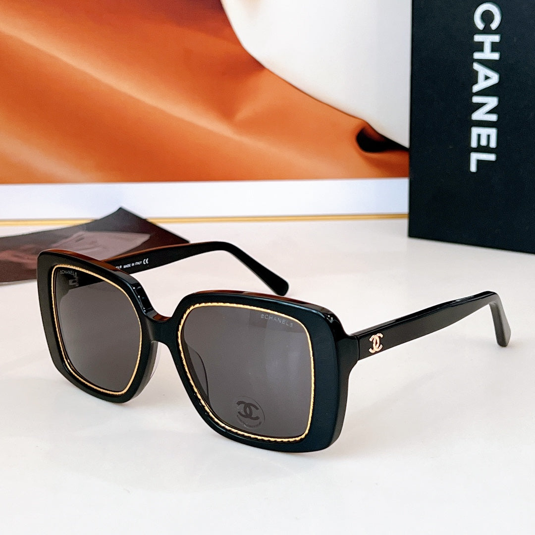 Square anti-glare sunglasses