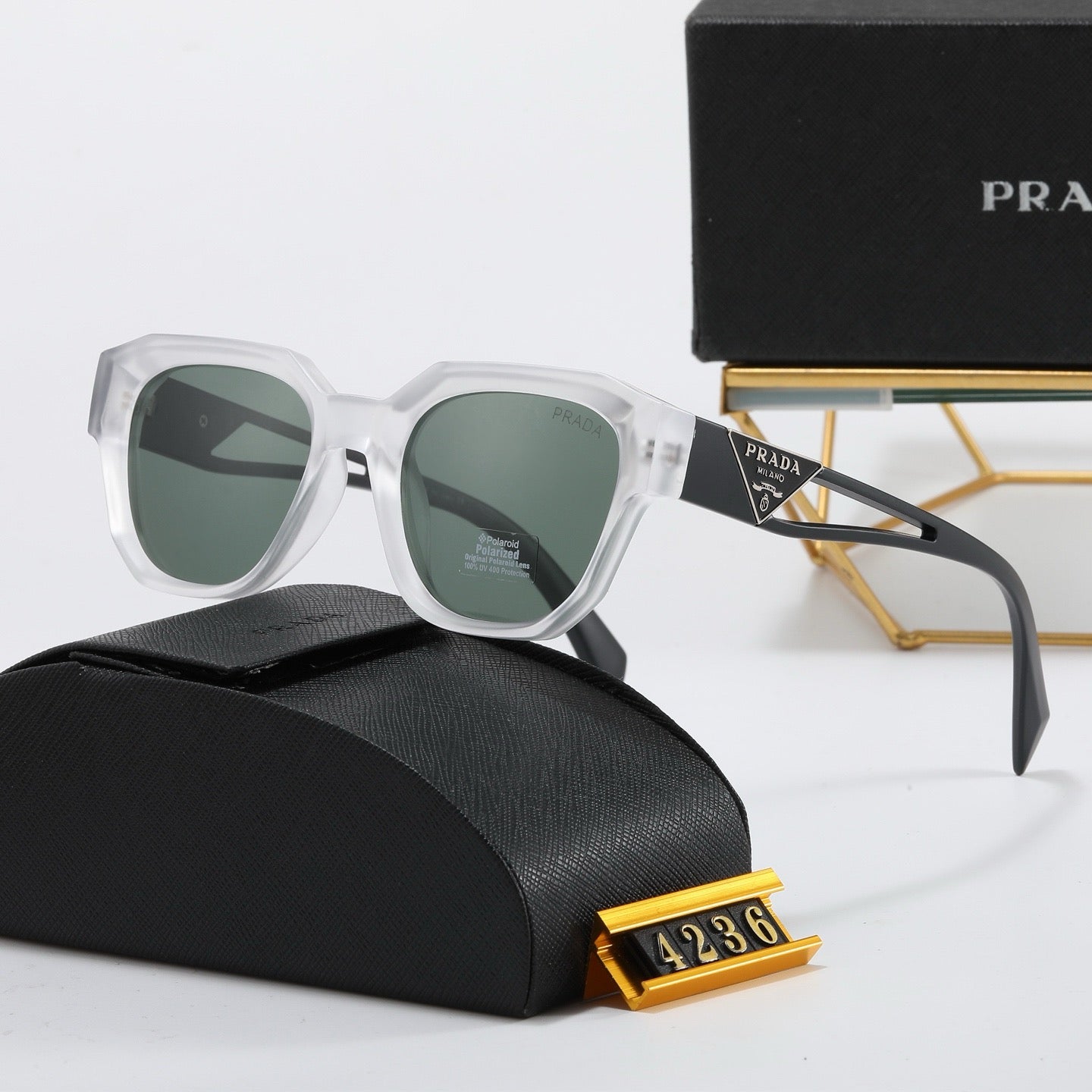 5-color irregular lenses, many people like and popular sunglasses 4236