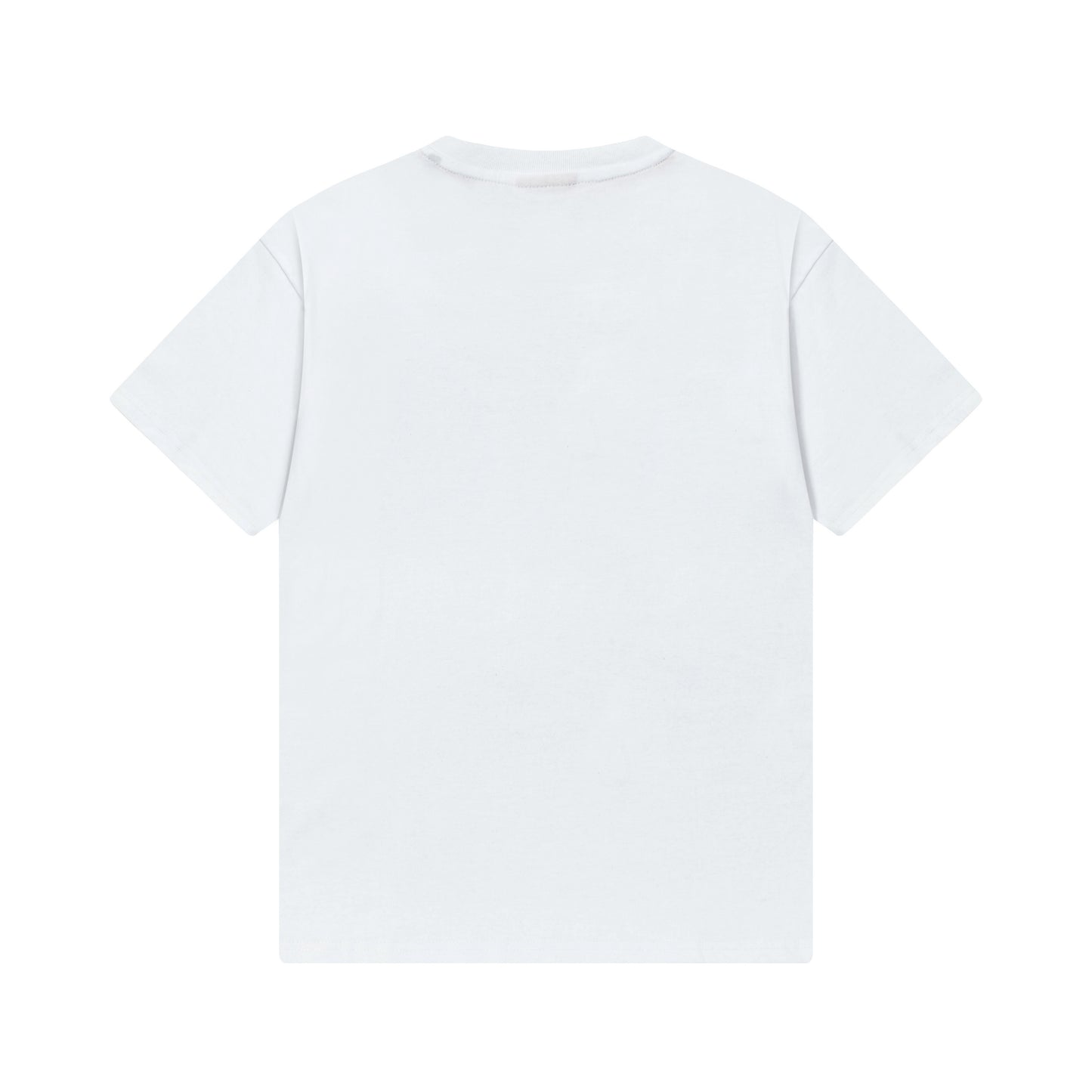 Colorful embroidered pure cotton t-shirt