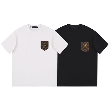 Fashionable metal accessories t-shirt