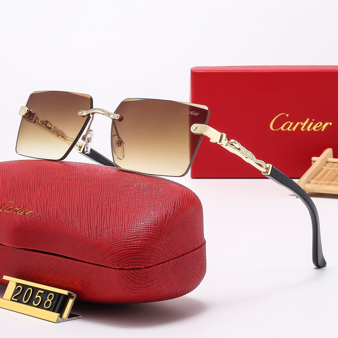 5 colors fashion sunglasses 2058