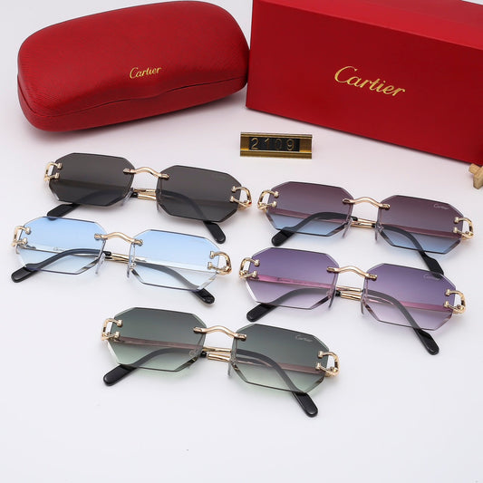 5 ColorsFashion Frameless Sunglasses2109