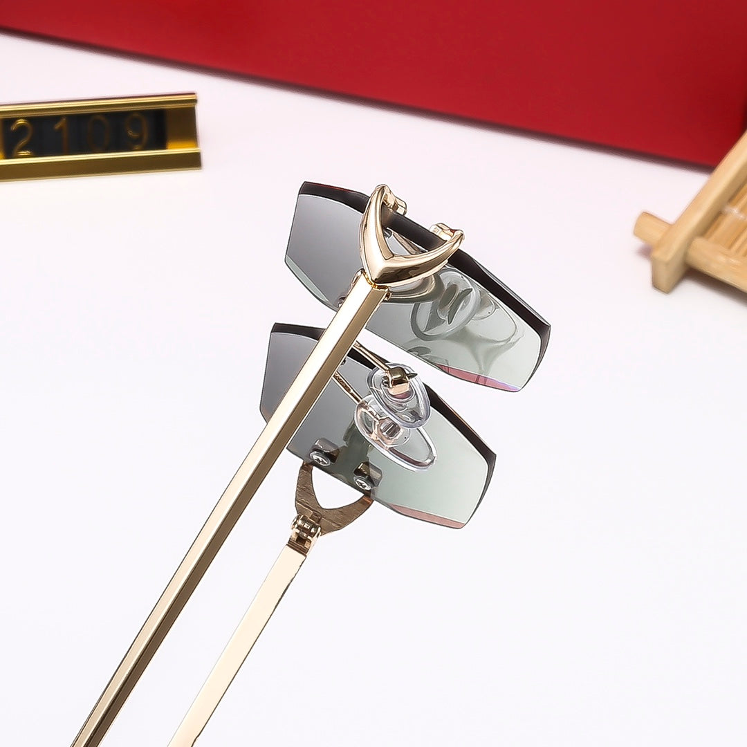 5 ColorsFashion Frameless Sunglasses2109