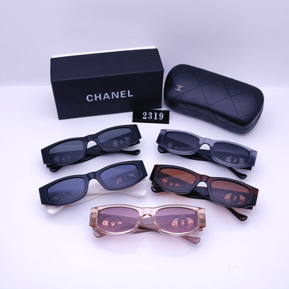 Vintage Metal Letter Engraving Sunglasses