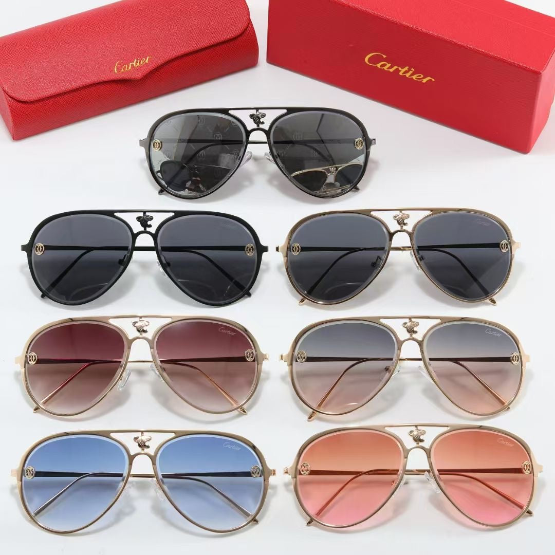 7 Colors Metal Frame UV Protection Polarized Sunglasses