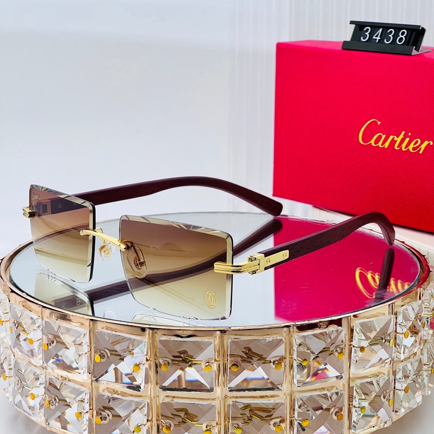 5 colors fashion sunglasses 3438