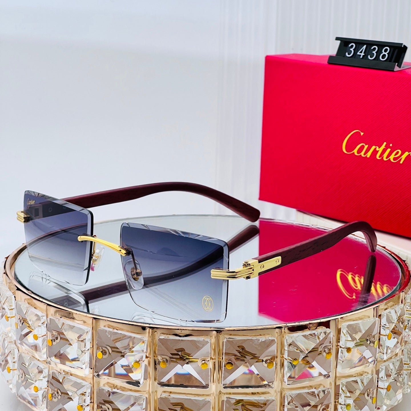 5 colors fashion sunglasses 3438