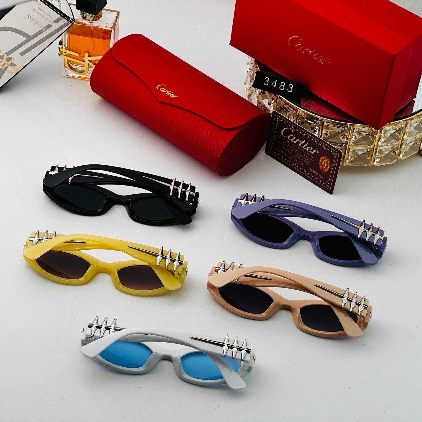 5 colors fashion sunglasses 3483